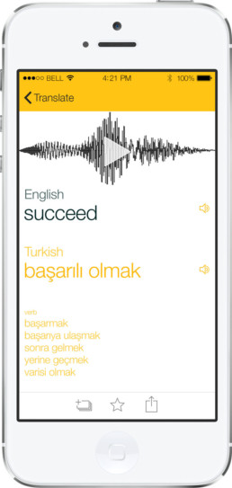 Lango universal translator app sound screen