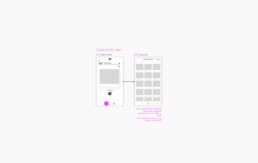 PhotoStacks UX - Trashed Folder wireframes