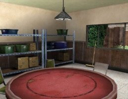 3D Game Environments World Championship Cards Garage 1