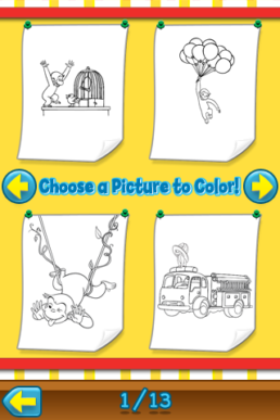 Curious George Coloring Book