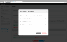 Wordapp Sendback Task UI