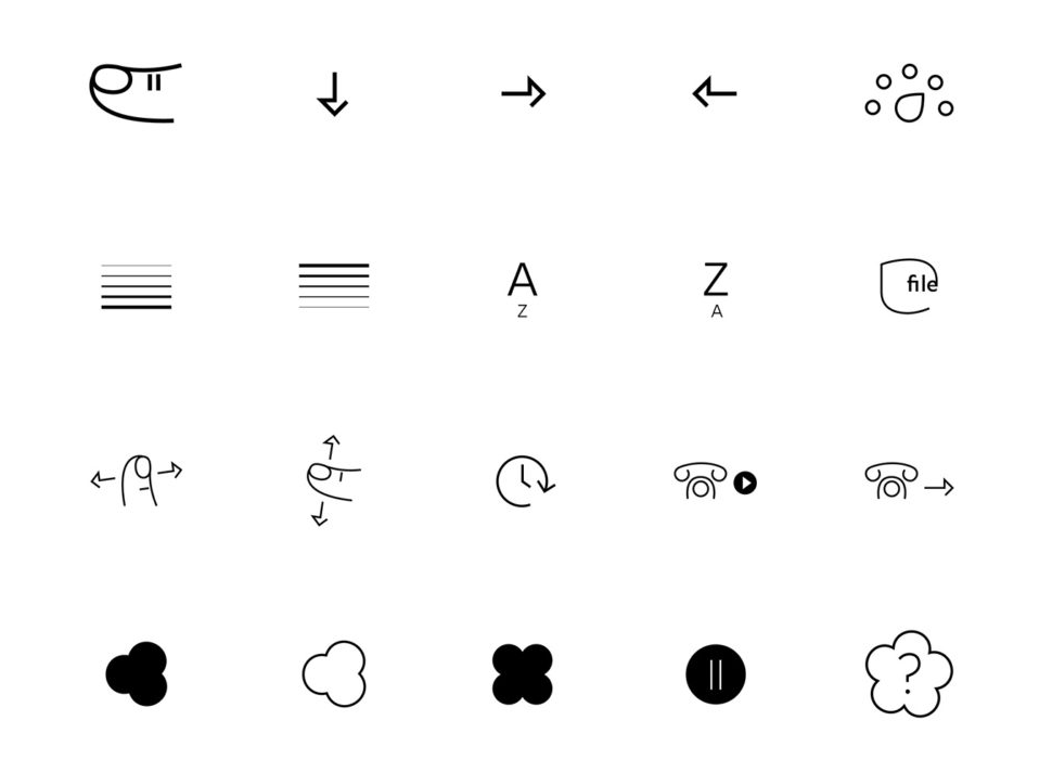 Icon Design Glyph icons